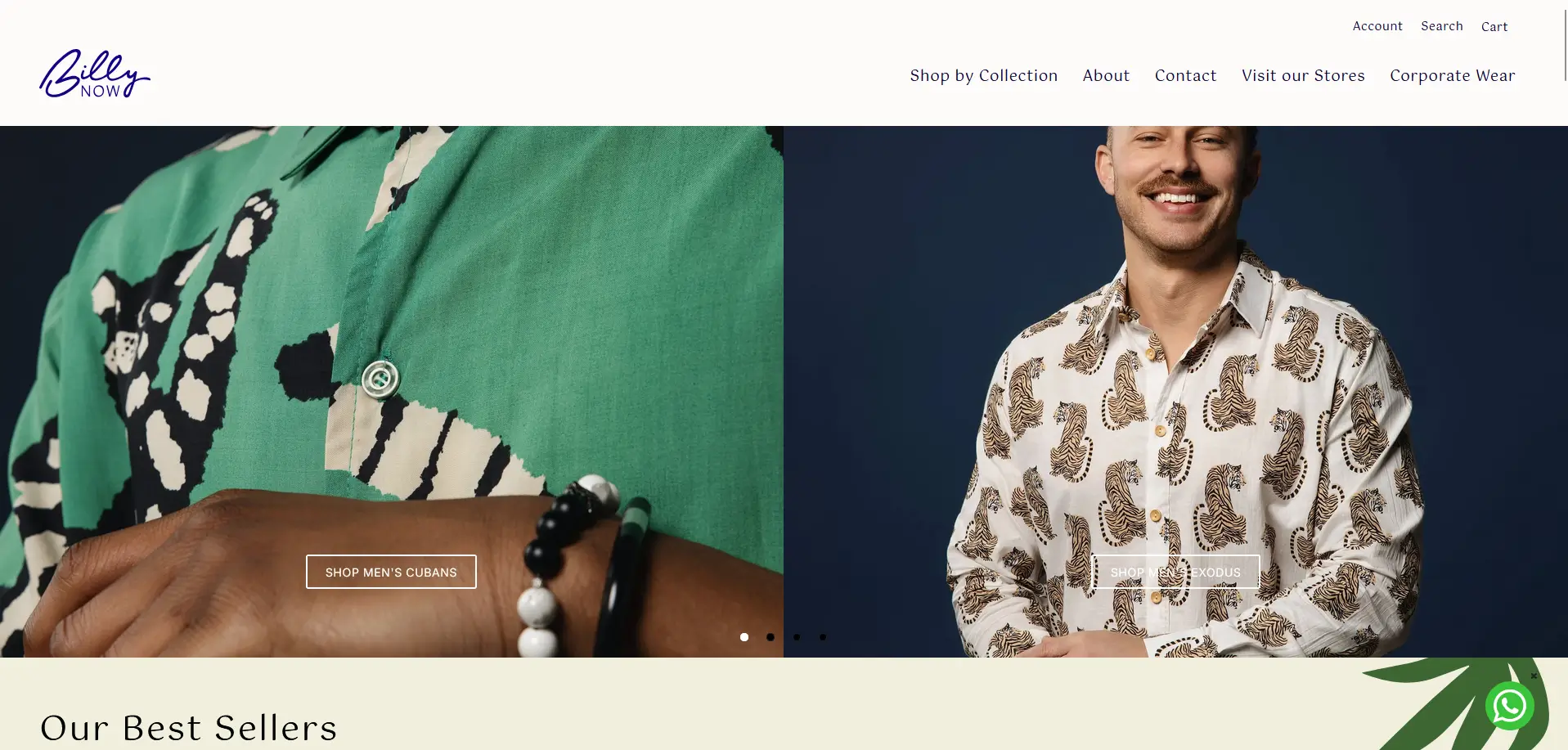 Billy Now Shop - Custom Shopify Store